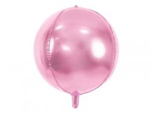Folinis balionas ORBZ, blizgus rožinis (40cm)